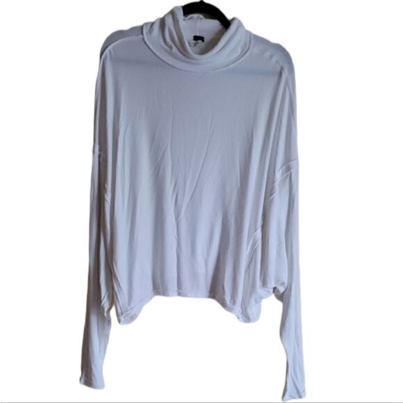 FREE PEOPLE Alameda Ivory Slouchy Oversized Pullover Top Size Small - Picture 2 of 13
